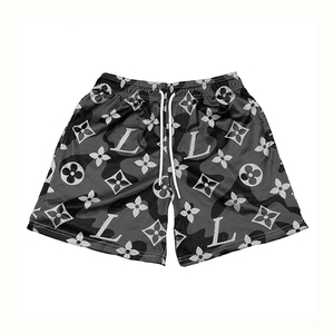 Pantalones cortos de malla para hombre informales sublimados personalizados, pantalones cortos de malla con estampado completo OEM, tamaño personalizado disponible - Product Image 4