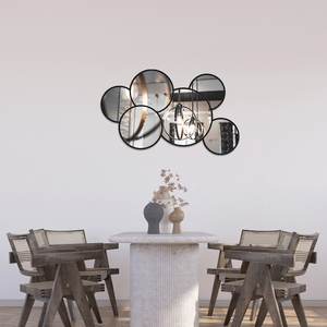 Espejo de mosaico de plata, espejo de mosaico redondo - Product Image 5