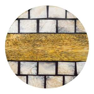 Juego de posavasos de nácar hechos a mano para comedor de lujo y Decoración de mesa elegante posavasos de piedra Premium - Product Image 4