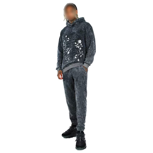 Promotion2025 El más nuevo diseño Drop Shoulder Hoodie Fabricantes En blanco 100% Algodón Oversized Printed Acid Wash Hoodies - Product Image 1