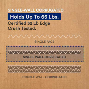 Cajas de envío 6x4x3 Cajas de correo de cartón corrugado Caja de envío a granel para embalaje Pequeña empresa - Product Image 4