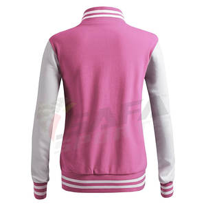 Nueva chaqueta Letterman, ropa de invierno, abrigo para mujer, chaqueta universitaria personalizada de lana para mujer, chaqueta universitaria recortada de cuero para mujer - Product Image 3