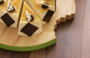 Plato de pizza de madera de diseño único más vendido con asa de la India - Product Image 2