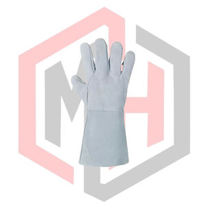 Premium Quality Tig Mig Welders Gloves Welding Safety Gloves Soft Leather Heat Resistance Grain Cowhide Leather Anti-Chemical <b>7</b> - Product Image 2