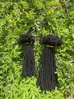 Estensioni Dreadlock all'Uncinetto in Capelli Umani Afro Kinky 100% Fatti a Mano, Prezzo all'Ingrosso