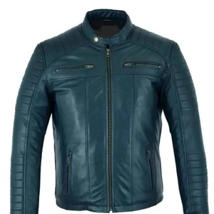 Chaqueta de cuero genuino versátil clásica Elegancia elegante con durabilidad Tela de impresión brillante mate de moda atemporal - Product Image 5