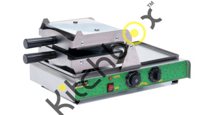 Kitchbox Industrial Commercial Bubble Waffle Maker (Profesional)-Revestimiento antiadherente de acero inoxidable 304 1 Waffle en 3 minutos - Product Image 4