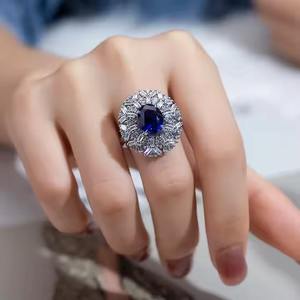 Personalizable 18K 10K Solitario de Oro Sólido Anillo de Compromiso de Boda Corte Esmeralda Moissanite IGI Fábrica Incrustaciones Chapado para - Product Image 4