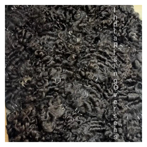 Ruwe Natuurlijke Krullende Human Hair Extensions Cuticula Uitgelijnd Bundels Fabriek Groothandel Bulk Bestelling Alibaba Geverifieerde Leverancier - Product Image 4