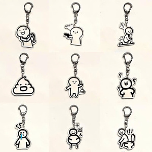 Bulk Orders Welcome for Funny Anime Keychains with Hilarious Characters for Bag Hanging & Object Decorating Unique Keychain Toys - Product Image 2