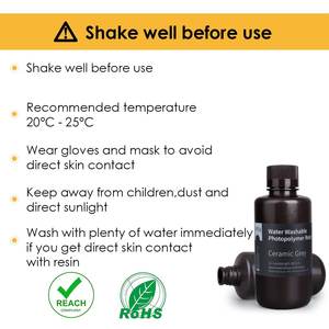 Resina Lavable con Agua de 10 kg con Tinta UV, Nueva, para Impresora 3D - Product Image 4