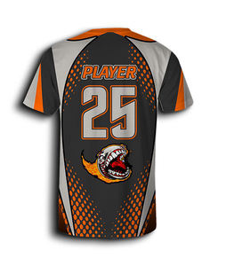 Camiseta de béisbol personalizada para hombre al por mayor, ropa deportiva para jóvenes y adultos con costuras bordadas transpirables, opción de talla grande disponible - Product Image 2