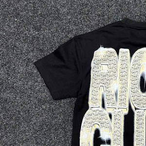 เสื้อยืดสุดหรูผ้าฝ้าย100% น้ำหนักเบาสำหรับทุกเพศเสื้อยืดพิมพ์ลาย logofit ว่างปรับแต่งได้ - Product Image 5