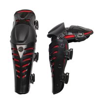 BAND BROTHERS Genouillères de moto en mousse EVA épaisse, coque en caoutchouc PE, protection professionnelle, absorption des chocs, respirantes, antidérapantes