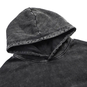 OEM Cổ Điển Axit Rửa 100% Cotton Áo Cho Nam Giới Thân Thiện Với Môi Biểu Tượng Tùy Chỉnh Vá Mùa Đông Chenille Thêu - Product Image 2