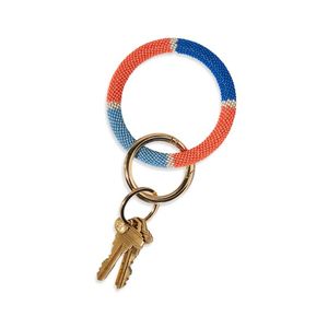 Fashionable Handmade Luxury Keyring New Design Beaded Embroidery Trendy Multi-Color Purse Car USB Bike Key <b>Bag</b> Classic Wedding - Product Image 3