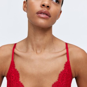 Conjunto de sujetador y braguitas con aros blancos bonitos fabricados a medida de buena calidad Push Up Hot New Fashion Print para mujer - Product Image 3