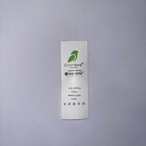 Étiquettes principales en coton tissé personnalisées - Étiquettes de col avec logo pliées au centre, lavables, pour vêtements, chaussures et sacs - Product Image 5