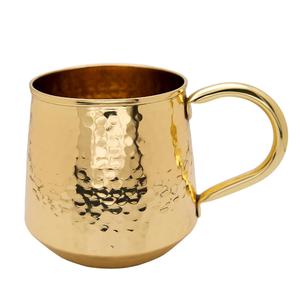 El último diseño de corte de diamante martillado Moscow Mule Mug con asa para café, la mejor taza de cobre para beber vino para restaurante y bar - Product Image 2