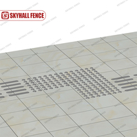 Bandes et clous indicateurs tactiles antidérapants en acier inoxydable SS304, à grain ananas et à rayures droites, pour escaliers, trottoirs, arrêts de bus et gares ferroviaires
