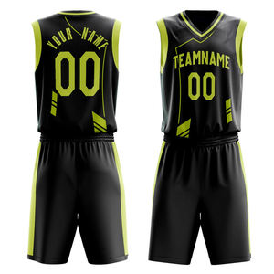 Camiseta de baloncesto personalizada con número de nombre de equipo, Camiseta deportiva, camiseta sin mangas de baloncesto y uniforme corto para adultos/niños, novedad - Product Image 2