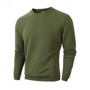 Mujeres Hombres Unisex Casual Liso Sudaderas con bolsillos Manga larga Cuello redondo Algodón Tops Sudaderas Básico Casual Suelto Jumper - Product Image 3