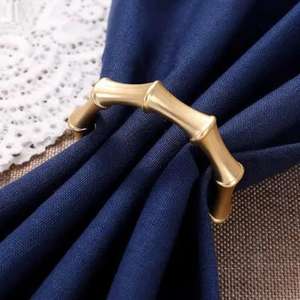 Porte-ronds de serviette en métal robustes classiques pour les restaurants formels, les hôtels et les événements de restauration - Product Image 1