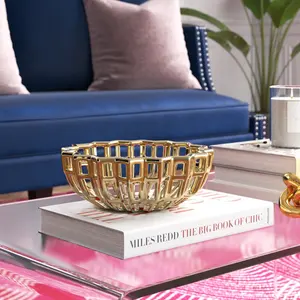 Elegant Handmade <b>Porcelain</b> <b>Bowl</b> for Designer Interiors American Style Party Dinnerware Eco-Friendly Safe Made Zahid Plated - Product Image 3