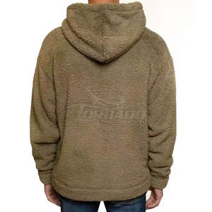 Sudadera con capucha Sherpa de moda para hombre al mejor precio, ligero, 100% algodón, Polar, nuevo artículo hecho en Pakistán para ropa de invierno al aire libre - Product Image 2