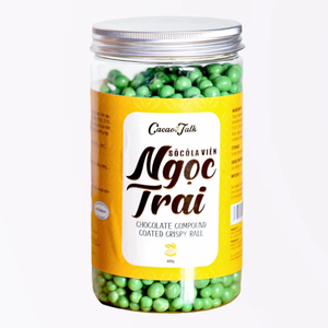 Vente en gros Boulangerie Chocolat composé OEM/ODM Boules croustillantes enrobées de chocolat au thé vert HALAL Boules de bonbons en vrac Fabricants et détaillants - Product Image 1