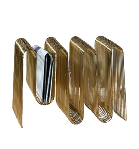 Estante de ahorro de espacio para revistas, alambre de Metal, soporte de pared para revistas, organizador de almacenamiento para el hogar, estante de almacenamiento - Product Image 2