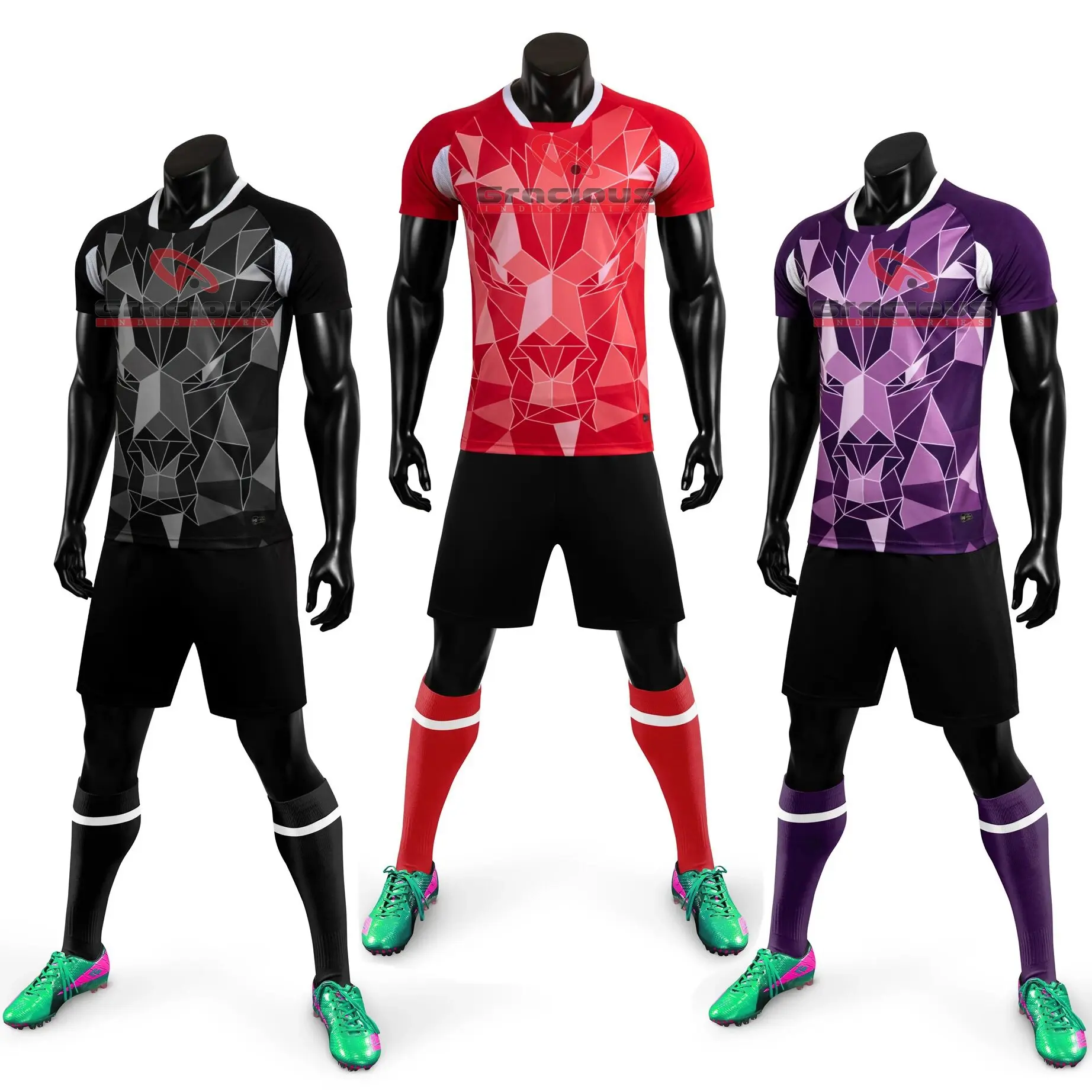 Custom Made Sublimation Soccer Team Jersey Men T Shirt Clothing Uniform Set Durable & Stylish germany usa mexico Football Kit