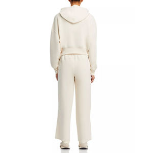 2025 <b>Top</b> Premium Quality Casual <b>Women</b> Tracksuit Two Piece Suit Cropped Hoodie and Flared Sweatpants Winter Wear <b>Women</b> Tracksuits - Product Image 2