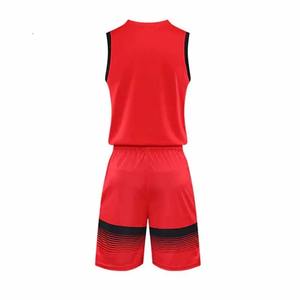 Uniforme de baloncesto OEM recién llegado al por mayor, material de alta calidad con colores personalizados y logotipo, uniforme elegante de baloncesto - Product Image 2