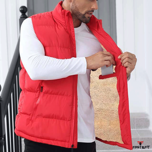 Veste matelassée réversible respirante tendance à la vente chaude pour hommes Vêtements d'extérieur avec logo personnalisé et personnalisable - Product Image 5