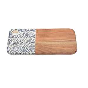 Tabla de cortar de madera multifuncional rectangular con resina epoxi para corte tipo río, a bajo precio - Product Image 5