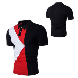 เสื้อโปโลผ้าฝ้ายทำจากผ้าฝ้ายสำหรับผู้ชายเสื้อกีฬาแขนสั้นพิมพ์ลายโลโก้ได้ตามต้องการ - Product Image 3