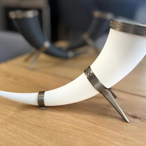 Taza de cuerno de búfalo de lujo, bebida rústica ecológica hecha a mano, taza duradera, perfecta para café, té, whisky, hogar - Product Image 1