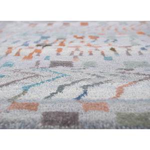 Tapis Manchaha bleu noué à la main en laine et soie de bambou, épaisseur 10 mm, motif géométrique abstrait pour la maison, couloir, modèle rectangulaire - Les-2187 - Product Image 3