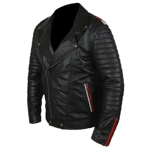 Chaquetas de cuero para hombre Otoño Casual Business Motocicleta PU Chaqueta Biker Abrigos de cuero Fleece Grueso Invierno Ropa para hombre - Product Image 3