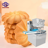 Ligne de production de biscuits aux canneberges et de biscuits mous SINOFUDE, contrôle PLC multifonctionnel, machine d'extrusion de biscuits