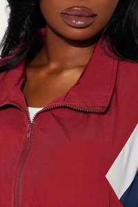 Polyester <b>Women's</b> Windbreaker <b>Zip</b> <b>Up</b> Gym <b>Jacket</b> Lightweight Custom Logo With Pocket Plus Size <b>Jacket</b> For <b>Women</b> - Product Image 5