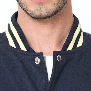 Chaqueta Varsity Acolchada de Alta Calidad para Hombre, Última Colección, Cuello Alto, Tela de Lona, Resistente al Viento, Transpirable, para Invierno - Product Image 5
