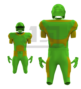 Maillot de football américain léger en mélange polyester/coton, séchage rapide, respirant, personnalisable avec le nom de l'équipe, tailles adultes unisexes - Product Image 6