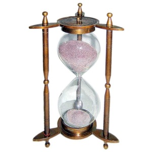 เข็มทิศจับเวลาทรายทองเหลืองสำหรับการเดินเรือคุณภาพสูงดีไซน์เป็นเอกลักษณ์สินค้าโลหะนาฬิกาทรายที่ดีสำหรับการส่งเสริมการขายทางทะเล - Product Image 2