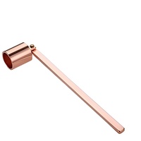 Classique personnalisé gravé en acier inoxydable bougie éteignoir Cutter argent or bougie ciseaux pour les Applications d'élagage à domicile