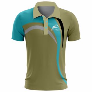 Camiseta de algodón personalizada para hombre Polo de golf con logotipo bordado Camisas asequibles para hombre Ajuste Atlético - Product Image 1
