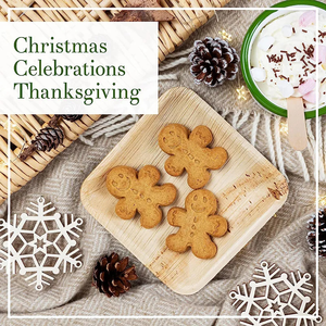 Platos desechables de bambú Natural 100%, vajilla biodegradable ecológica, Material de areca resistente para fiestas de boda al aire libre - Product Image 3