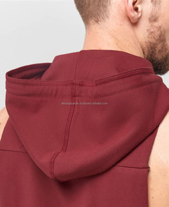 Pure Rugby <b>Hoody</b> Fitness Muscle Mesh Custom Mens Gym Slim Fit Sublimation <b>Sleeveless</b> <b>Hoodie</b> Factory <b>Sleeveless</b> Breathable <b>Hoodie</b> - Product Image 6