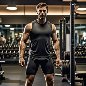 Short de compression OEM pour hommes Short d'entraînement de fitness à couche de base pour hommes Short d'été athlétique à taille élastique de compression pour hommes - Product Image 6